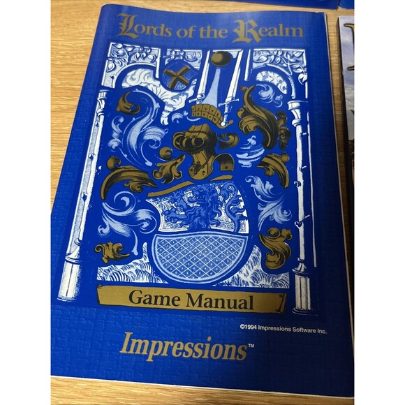 Lords of the Realm Lot 4 Game Manual, Technical supplement & Tutorial & More - Picture 4 of 6